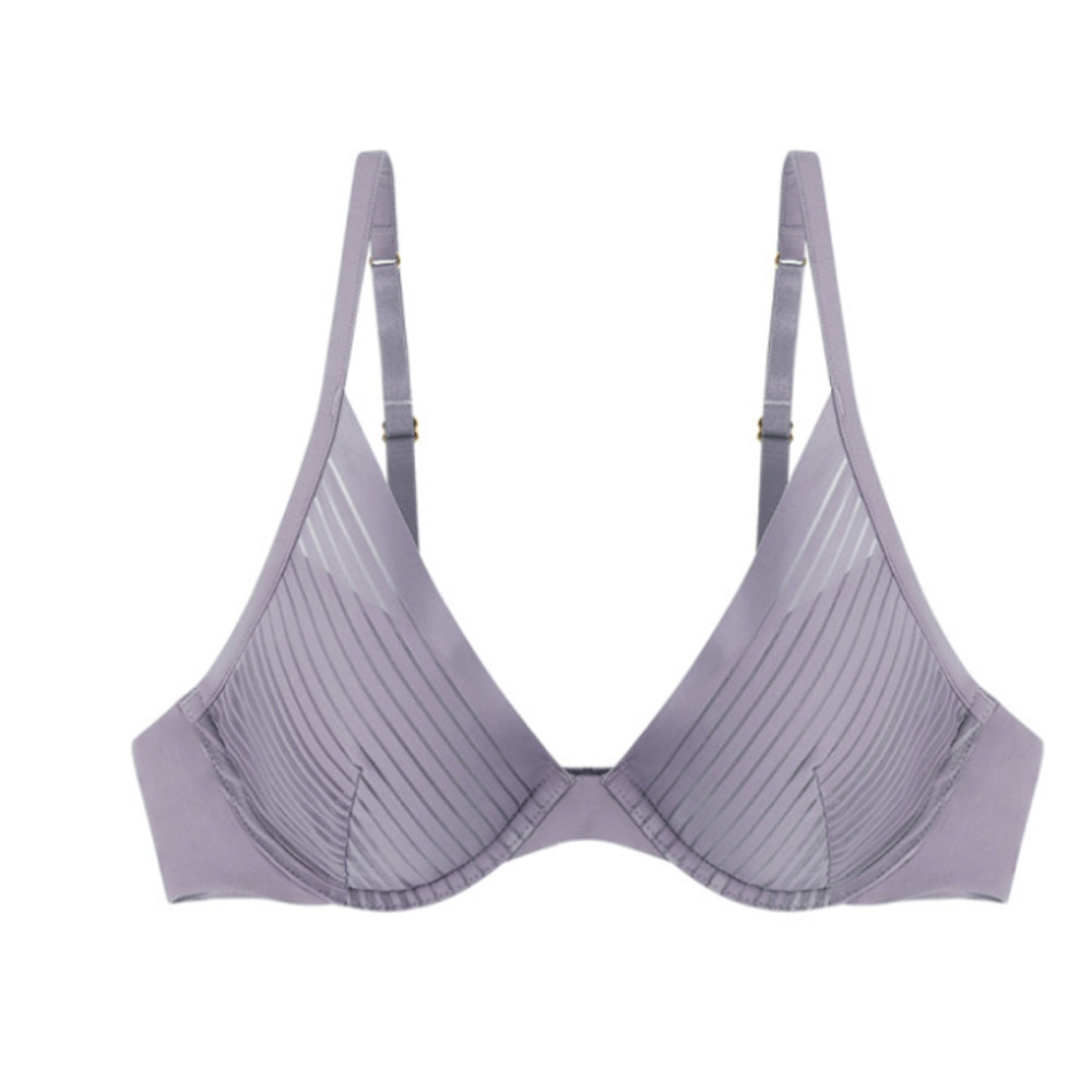 THIRDLOVE - 24/7™ SEAMLESS STRIPE PLUNGE BRA 36B